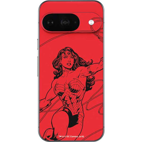 DC Comics Wonder Woman Comic Pop Google Pixel 9 Skin